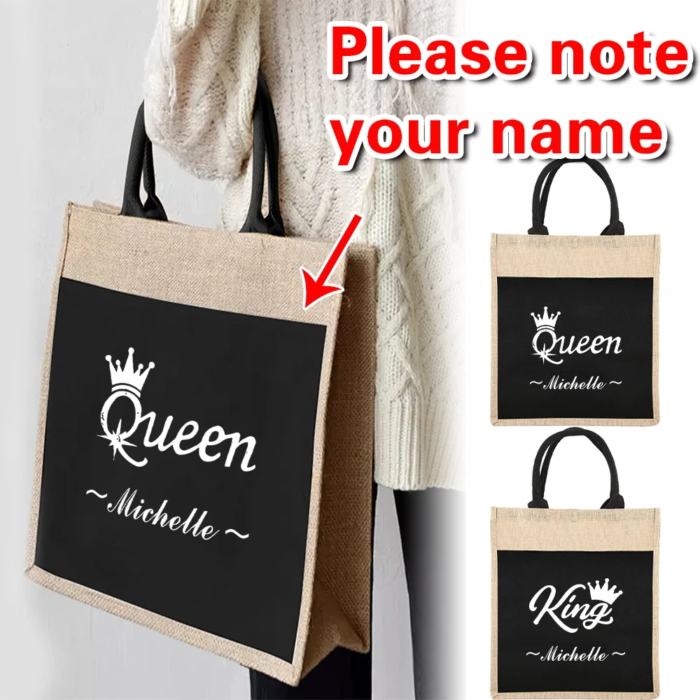 Льняная сумка для покупок с индивидуальным именем, повседневная сумка на плечо, льняная сумка для покупок, портативный органайзер для хранения
Льняная сумка для покупок с индивидуальным именем, повседневная сумка на плечо, льняная сумка для покупок, портативный органайзер для хранения