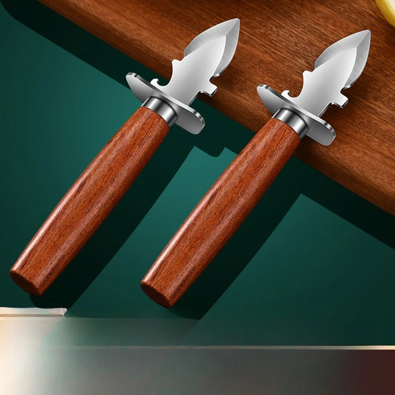 Stainless Steel Wooden Handle Oyster Knife Shell Opener Tool Commercial
Stainless Steel Wooden Handle Oyster Knife Shell Opener Tool Commercial