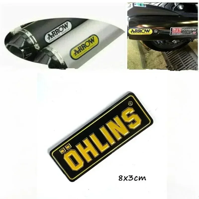 Наклейки на мотоцикл для Yamaha Suzuki Kawasaki Honda, термостойкие наклейки Cafe Racer, украшение для выхлопной трубы, 3D наклейки 
Наклейки на мотоцикл для Yamaha Suzuki Kawasaki Honda, термостойкие наклейки Cafe Racer, украшение для выхлопной трубы, 3D наклейки