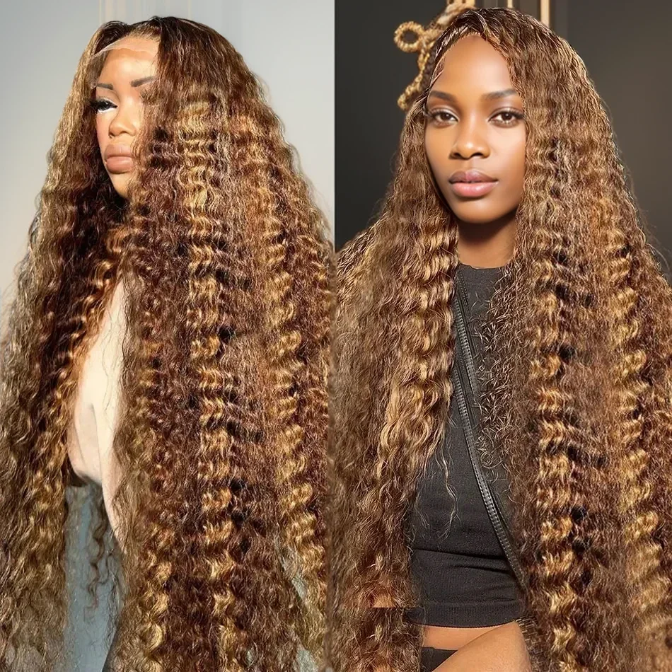 13x4 Deep Wave Highlight Ombre Lace Front Wig Human Hair 13x6 Transparent Lace Frontal Wig 4/27 Curly Blonde Colored Lace Wigs
13x4 Deep Wave Highlight Ombre Lace Front Wig Human Hair 13x6 Transparent Lace Frontal Wig 4/27 Curly Blonde Colored Lace Wigs