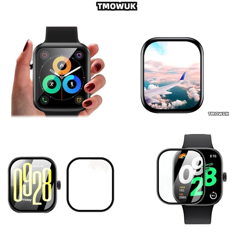 For Xiaomi Redmi Watch 2 3 4 5 MOVE Lite Active - Anti-Scratch Soft Screen Film - 3D Curved - Full Cover PMMA
For Xiaomi Redmi Watch 2 3 4 5 MOVE Lite Active - Anti-Scratch Soft Screen Film - 3D Curved - Full Cover PMMA
