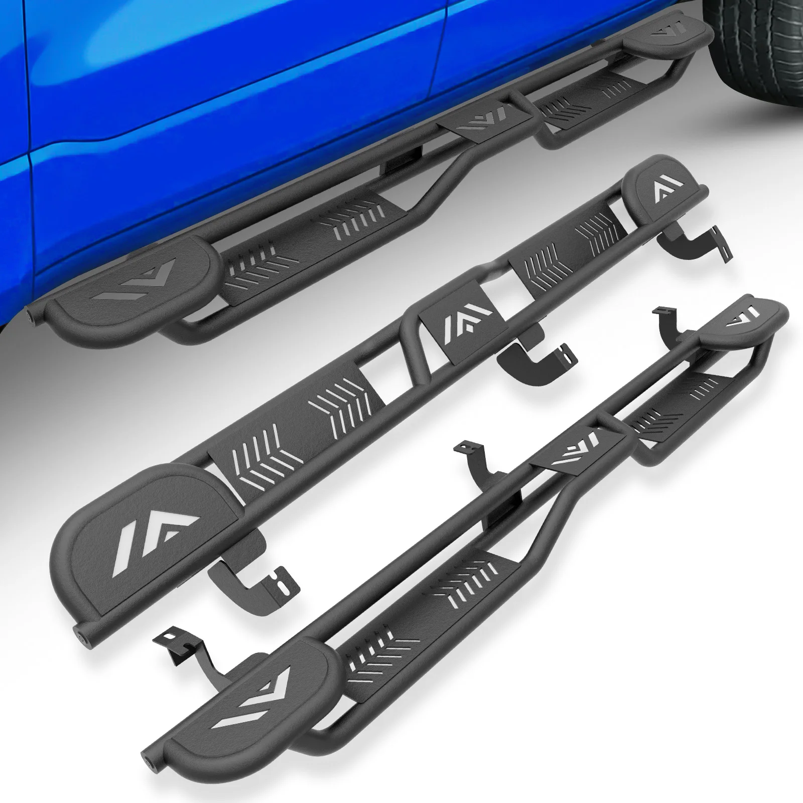 Подножки с тремя выступами для Toyota Tundra DoubleCab 2007-2021 (2 полноразмерных задних двери)
Подножки с тремя выступами для Toyota Tundra DoubleCab 2007-2021 (2 полноразмерных задних двери)