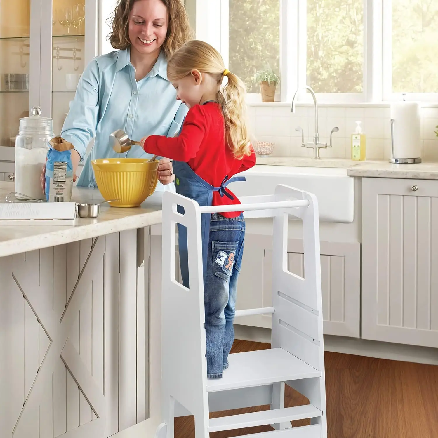 Toddler Tower – Montessori Step Stool For Toddlers With Safety Guardrails, Adjustable Kids Kitchen Stool Helper For Cooking &
Toddler Tower – Montessori Step Stool For Toddlers With Safety Guardrails, Adjustable Kids Kitchen Stool Helper For Cooking &