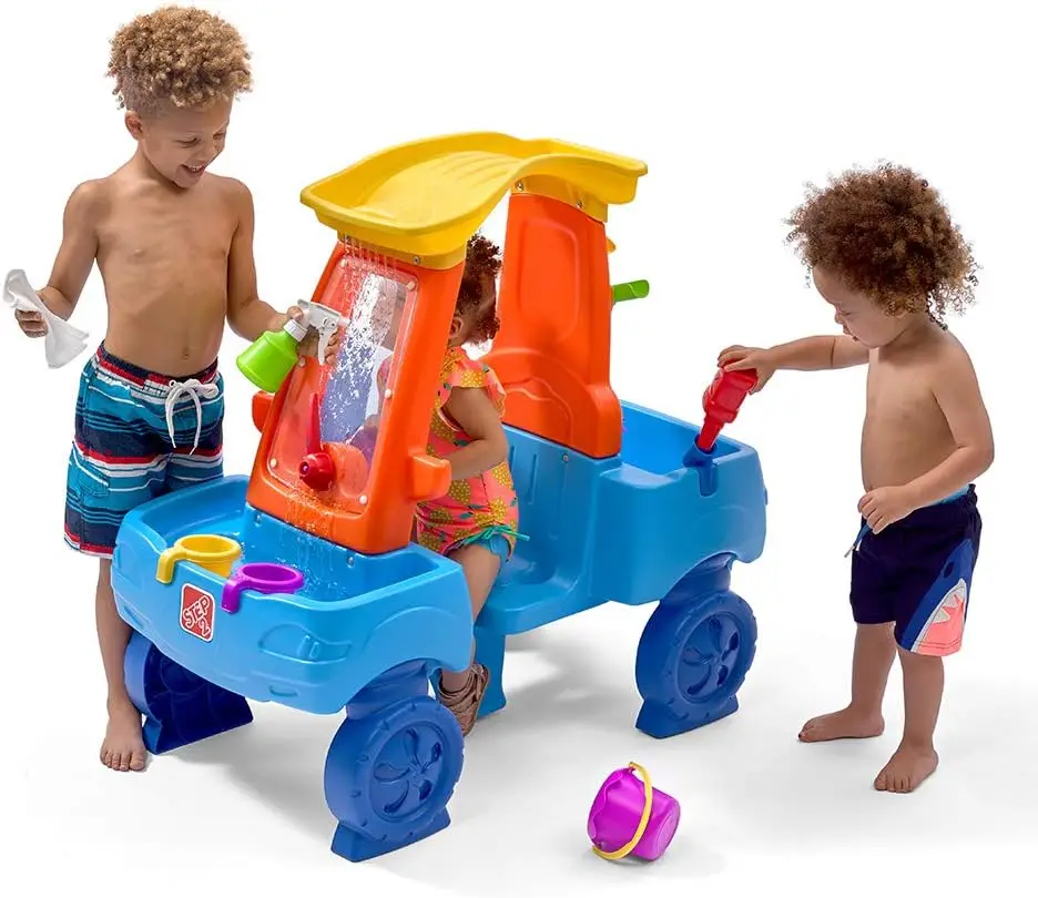 Car Wash Splash Center, Kids Water Table & Pretend Play Car, Activity Sensory Playset, Summer Outdoor Toys, 13 Piece Water Toy A
Car Wash Splash Center, Kids Water Table & Pretend Play Car, Activity Sensory Playset, Summer Outdoor Toys, 13 Piece Water Toy A