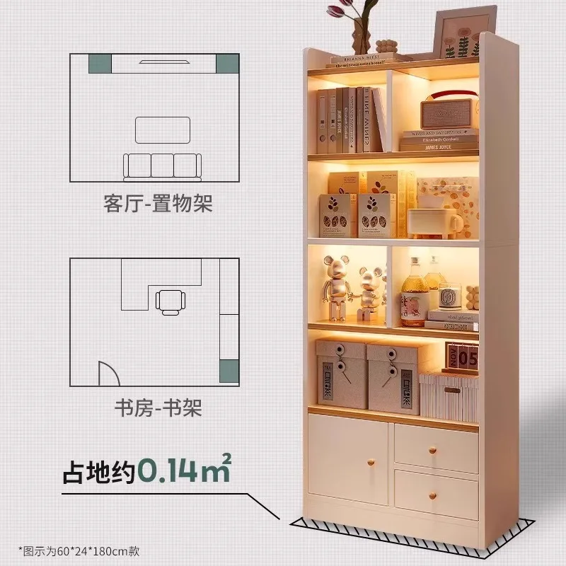 Bookshelf Shelf Floor-to-ceiling multi-layer storage bookcase Living room Home storage display cabinet Shelf next to TV cabinet
Bookshelf Shelf Floor-to-ceiling multi-layer storage bookcase Living room Home storage display cabinet Shelf next to TV cabinet