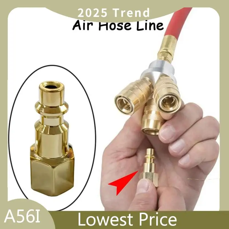 ABDD Brass Industrial Air Hose Connect Plug Air Compressor Pneumatic Coupler Fitting Adapter 1/8 Inch-6PCS
ABDD Brass Industrial Air Hose Connect Plug Air Compressor Pneumatic Coupler Fitting Adapter 1/8 Inch-6PCS