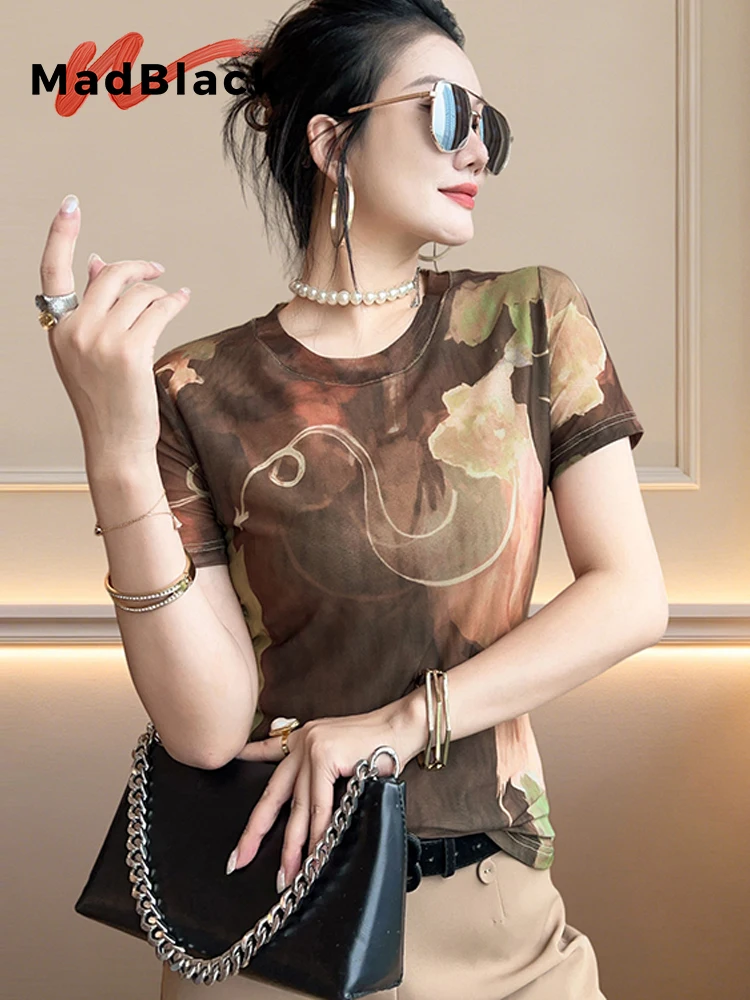 MadBlack-Women European T-Shirt, Sexy O Neck Print, Streetwear Short Sleeve Slim S-3XL Knit Mesh Tee, 2026 Summer New T65573CC
MadBlack-Women European T-Shirt, Sexy O Neck Print, Streetwear Short Sleeve Slim S-3XL Knit Mesh Tee, 2026 Summer New T65573CC