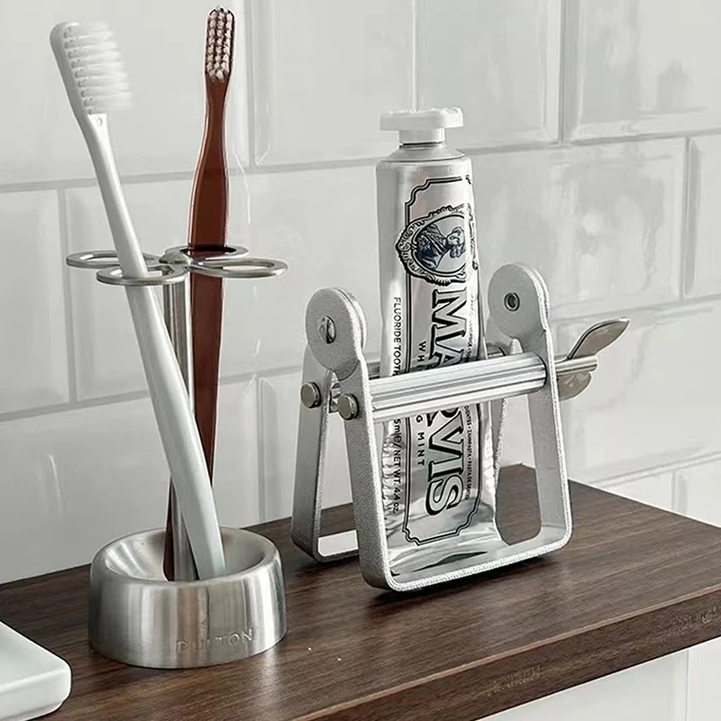 Stainless Steel Toothpaste Holder Home Storage Organizer Kitchen Rack Bathroom Toothbrush Stand Accessories Lazy Tube Squeezer
Stainless Steel Toothpaste Holder Home Storage Organizer Kitchen Rack Bathroom Toothbrush Stand Accessories Lazy Tube Squeezer