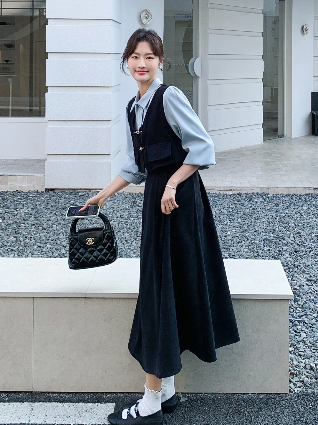 Elegant Ladylike Long Sleeve Dress Fake Two-Piece College Style Spring Autumn New Arrival Commute Interview Women's Dress
Elegant Ladylike Long Sleeve Dress Fake Two-Piece College Style Spring Autumn New Arrival Commute Interview Women's Dress