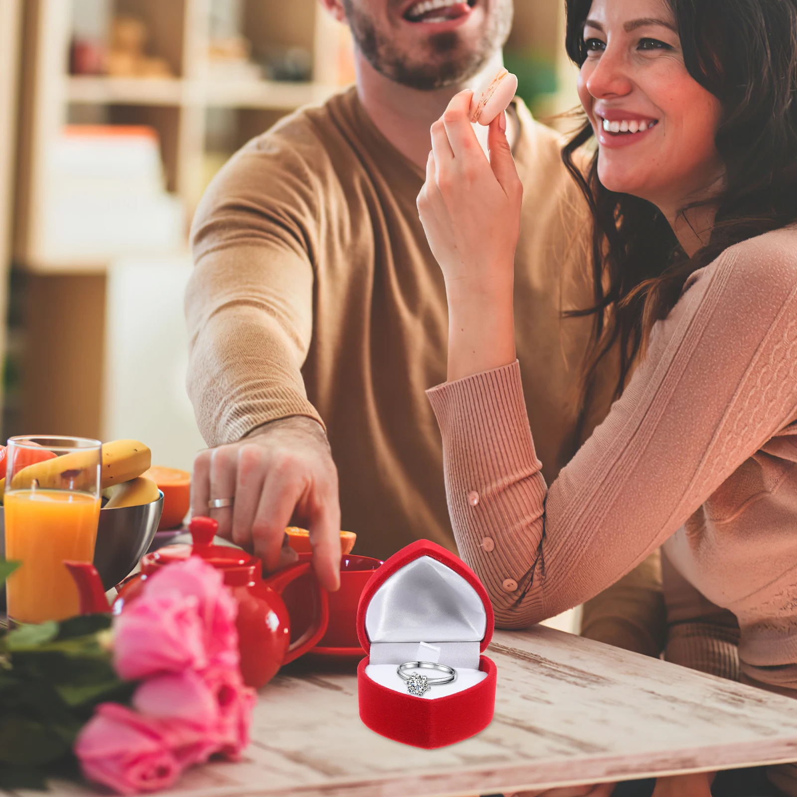 Heart Shaped Jewelry Box Red Color Small Size Ring Storage Angel Wing Gift Packaging Women Wedding Proposal Engagement
Heart Shaped Jewelry Box Red Color Small Size Ring Storage Angel Wing Gift Packaging Women Wedding Proposal Engagement