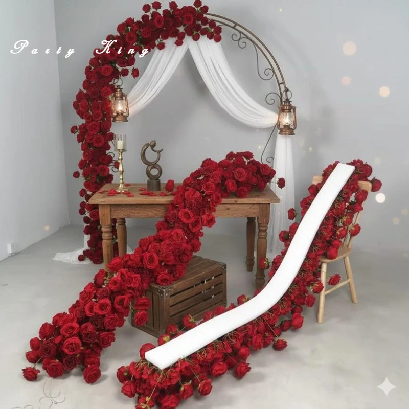 Red Rose Artificial Flower Runners Silk Wedding Florals Table Centerpiece Arch Flower Arrangement Home Decor Accessories
Red Rose Artificial Flower Runners Silk Wedding Florals Table Centerpiece Arch Flower Arrangement Home Decor Accessories