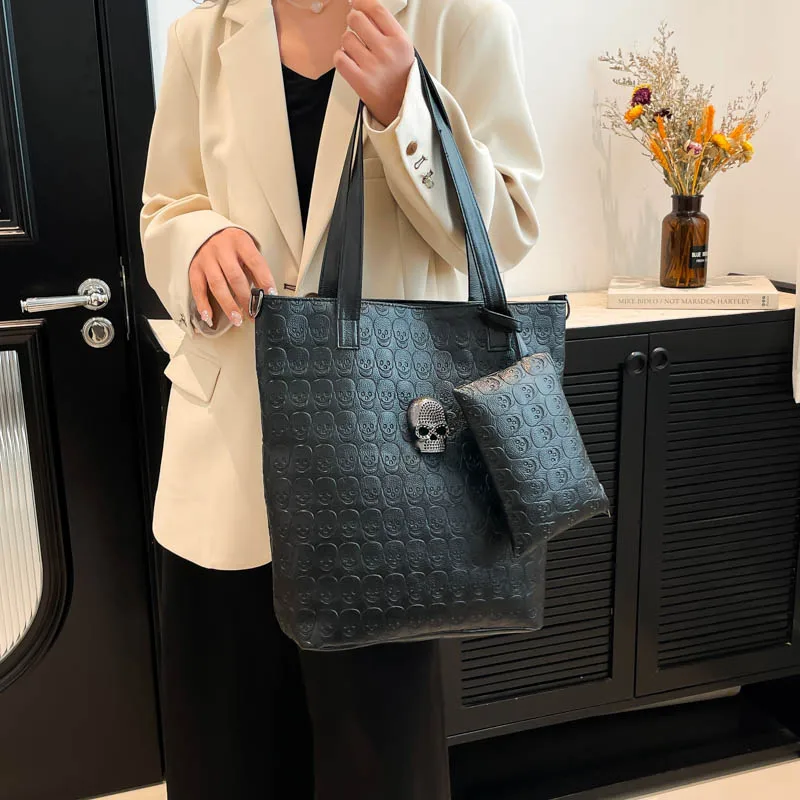 Модная сумка-тоут с головой скелета, большая сумка на одно плечо Capaci, модная пригородная большая сумка, американская ретро-сумка Sle
Модная сумка-тоут с головой скелета, большая сумка на одно плечо Capaci, модная пригородная большая сумка, американская ретро-сумка Sle