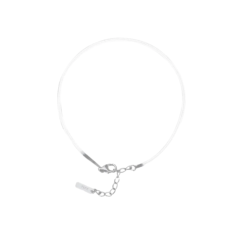 Sterling silver anklet women's light luxury niche design simple personality versatile ankle chain
Sterling silver anklet women's light luxury niche design simple personality versatile ankle chain