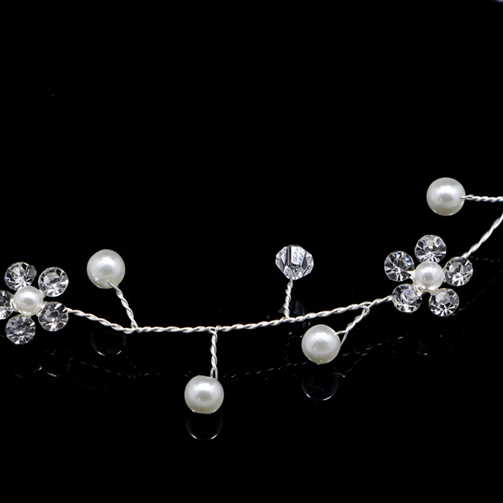 Pearl Crystal Hair Band Rhinestone Floral Headband Bridal Wedding Party Accessory Comfortable Durable Hairpiece For Photography
Pearl Crystal Hair Band Rhinestone Floral Headband Bridal Wedding Party Accessory Comfortable Durable Hairpiece For Photography