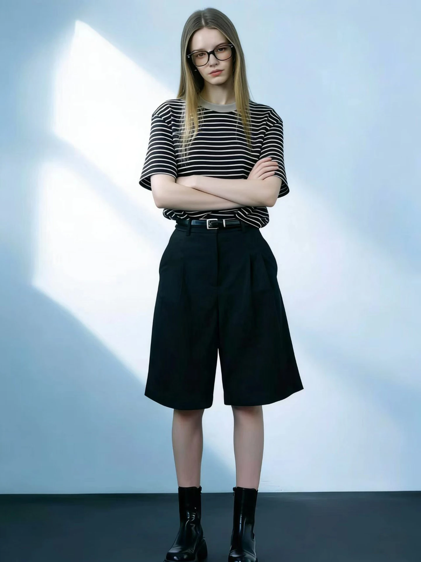 HUAAPPUW Retro Striped round Neck Short Sleeve Pure Cotton Loose Women's T-shirt Breathable Casual Summer Fashion Top
HUAAPPUW Retro Striped round Neck Short Sleeve Pure Cotton Loose Women's T-shirt Breathable Casual Summer Fashion Top