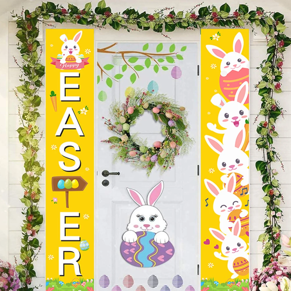 Easter Decoration Party Door Hanging Banner Vintage Couplets Porch Banners Holiday Yard Signs Festive Decor
Easter Decoration Party Door Hanging Banner Vintage Couplets Porch Banners Holiday Yard Signs Festive Decor