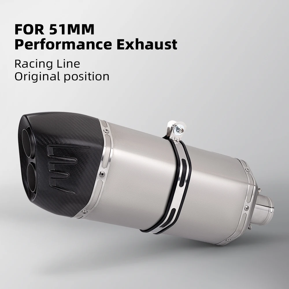 51mm S7 universal dual outlet motorcycle exhaust pipe carbon fiber high-performance modified muffler
51mm S7 universal dual outlet motorcycle exhaust pipe carbon fiber high-performance modified muffler