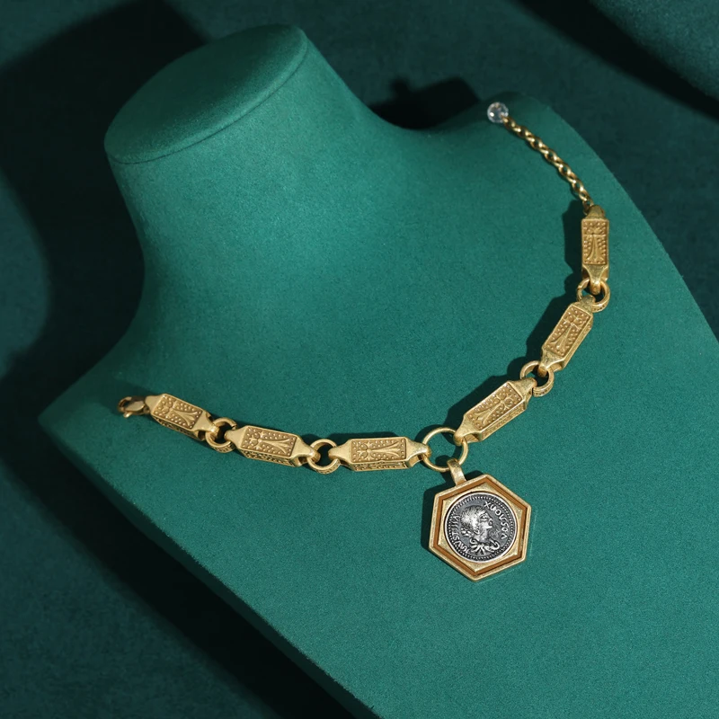 Vintage Coin Bracelets Antique Gold Plated Beauty Head 2026 Trend Birthday Party Accessories Woman Luxury High Quality Designer
Vintage Coin Bracelets Antique Gold Plated Beauty Head 2026 Trend Birthday Party Accessories Woman Luxury High Quality Designer