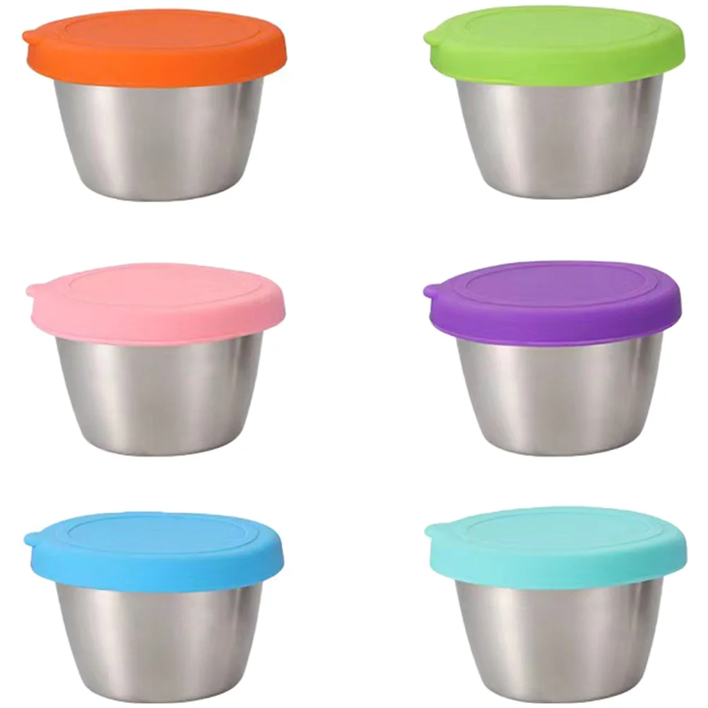 6pcs Stainless Steel Dipping Sauce Cups Small Bowls for Home Restaurant Kitchen Containers Storage Boxes Soy Ketchup
6pcs Stainless Steel Dipping Sauce Cups Small Bowls for Home Restaurant Kitchen Containers Storage Boxes Soy Ketchup