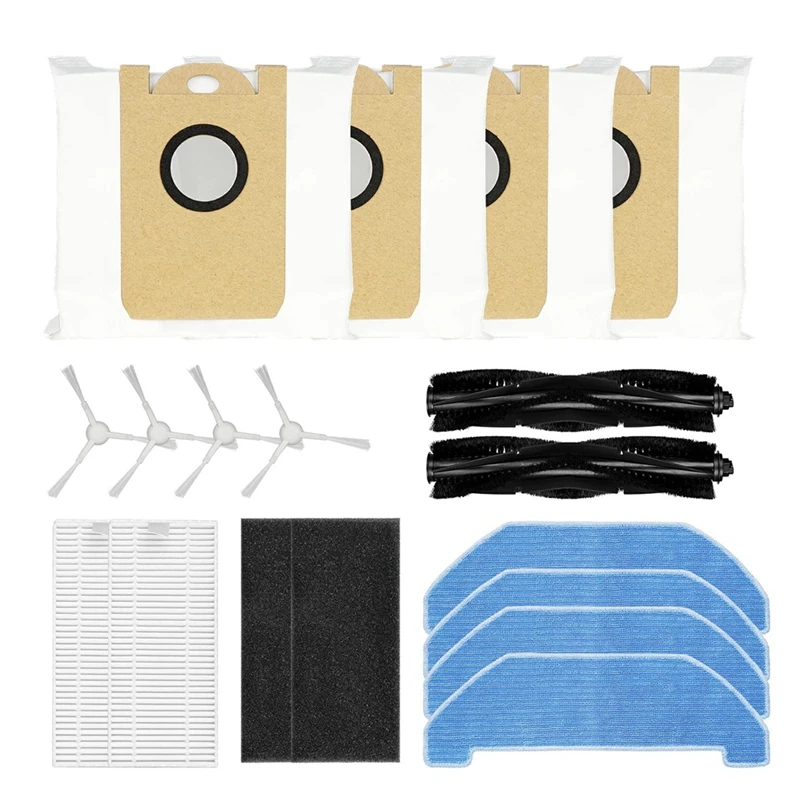 Main Brush, Side Brush Filter And Dust Bag Replacement Kit Accessories For Neabot Q11 Robotic Vacuum Cleaner
Main Brush, Side Brush Filter And Dust Bag Replacement Kit Accessories For Neabot Q11 Robotic Vacuum Cleaner