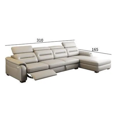 Straight row electric sofa bed living room simple multi-functional storage leather sofa
Straight row electric sofa bed living room simple multi-functional storage leather sofa