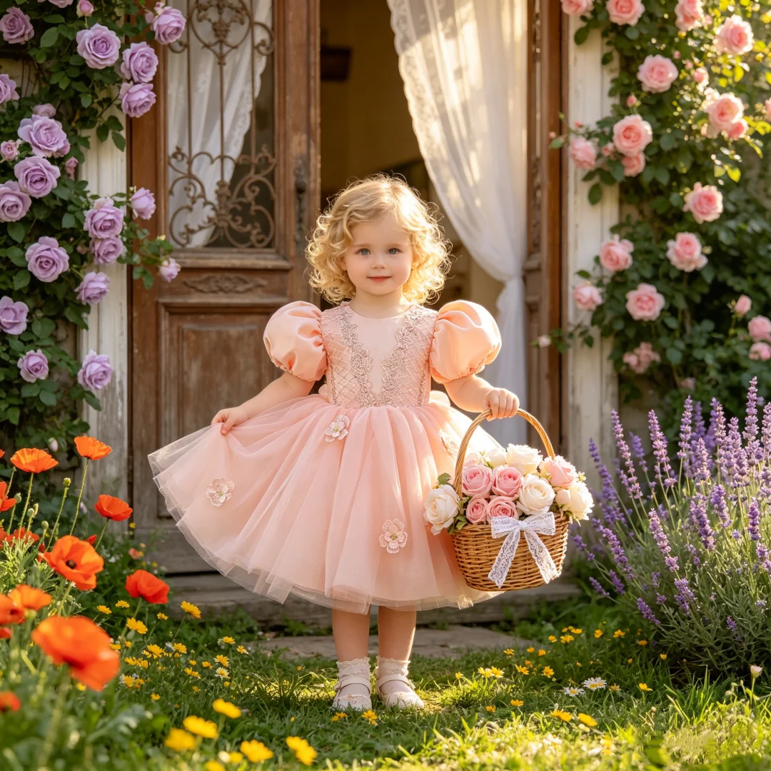 Tulle Princess Dress for Baby Girls Fluffy Tiered Skirt for Birthdays and Special Occasions
Tulle Princess Dress for Baby Girls Fluffy Tiered Skirt for Birthdays and Special Occasions