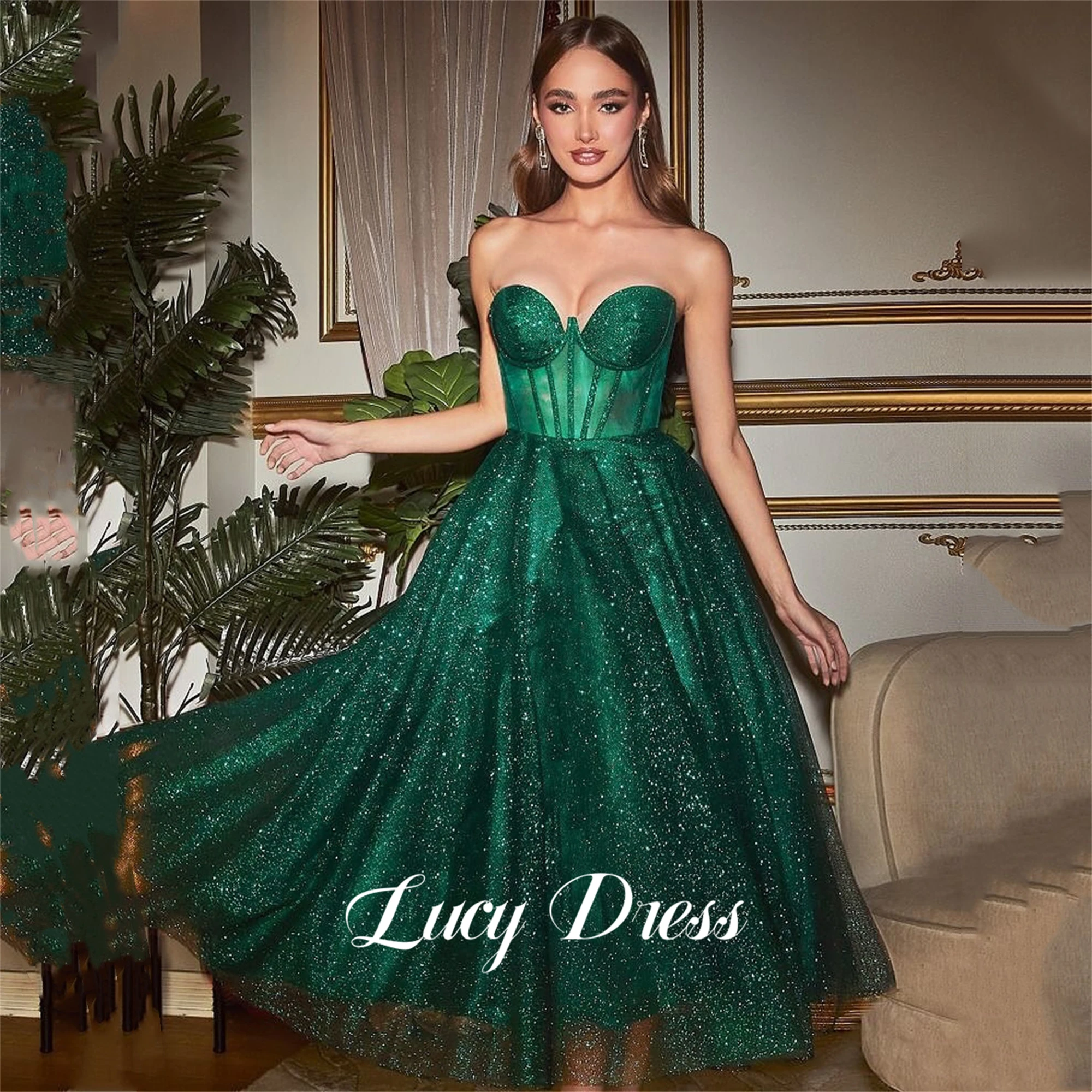 Lucy Customized Party Dress Women's Evening Party Dresses for Special Occasions Prom Dresses 2025 Mid-length Style Ball Gowns
Lucy Customized Party Dress Women's Evening Party Dresses for Special Occasions Prom Dresses 2025 Mid-length Style Ball Gowns