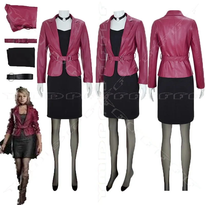 Anime new game character Maria cosplay leather suit set Halloween horror cosplay costume
Anime new game character Maria cosplay leather suit set Halloween horror cosplay costume