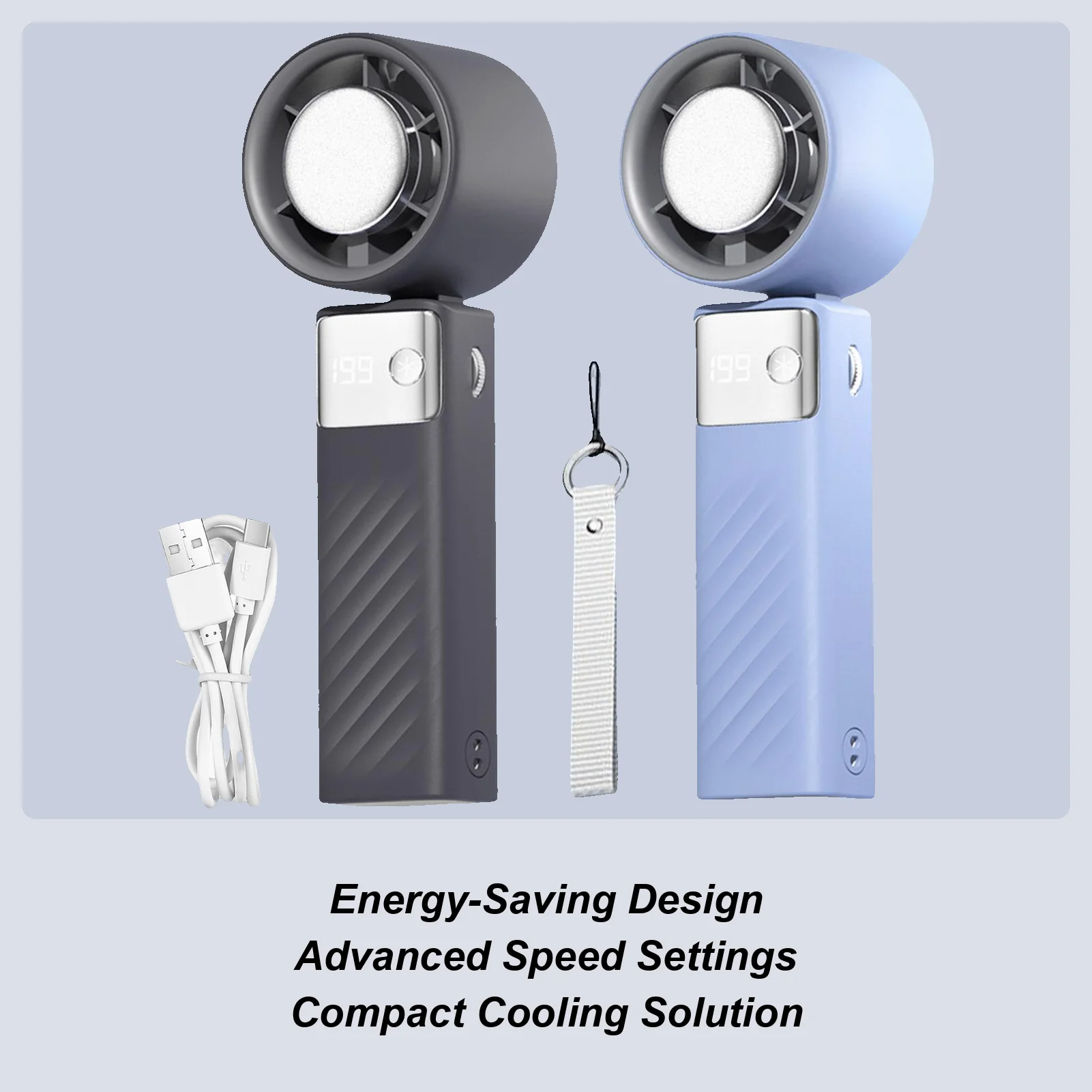 Portable Handheld Fan Personal Cooling Portable Fan Handheld Battery Operated Bladeless Air Cooler with 199 Speeds Digital
Portable Handheld Fan Personal Cooling Portable Fan Handheld Battery Operated Bladeless Air Cooler with 199 Speeds Digital