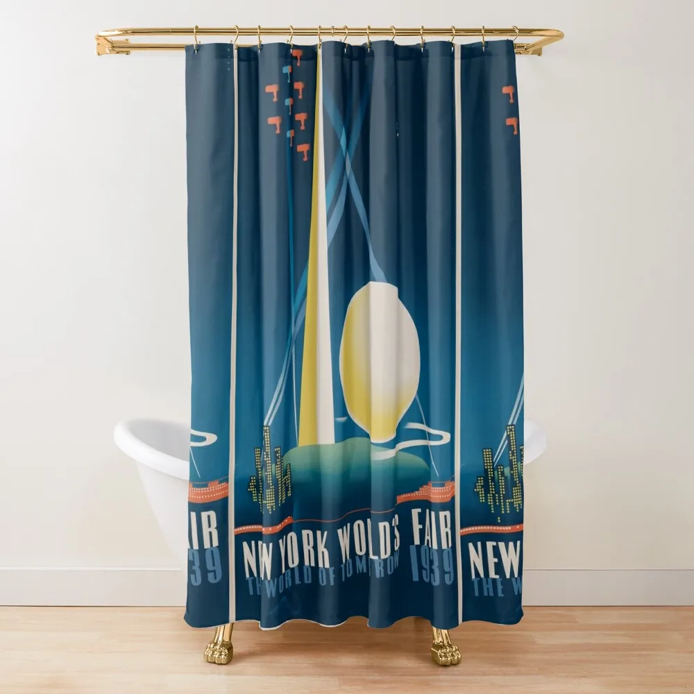 1939 New York Worlds Fair vintage travel poster Shower Curtain Bathroom Deco For Bathroom Shower Shower Set For Bathroom Curtain
1939 New York Worlds Fair vintage travel poster Shower Curtain Bathroom Deco For Bathroom Shower Shower Set For Bathroom Curtain
