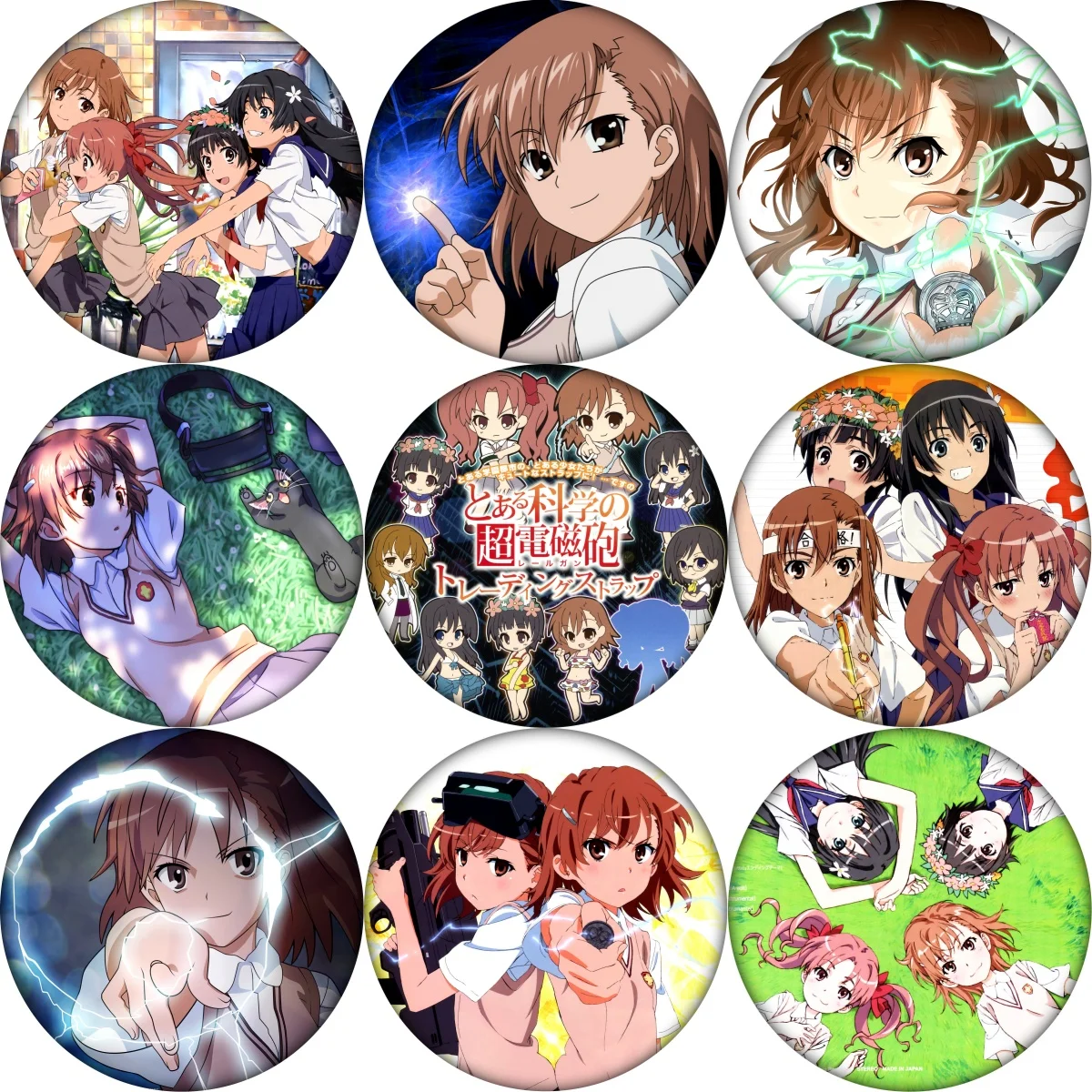 58MM A Certain Scientific Railgun Cosplay Badge Anime Brooch Pin Accessories For Clothes Backpack Decoration gift
58MM A Certain Scientific Railgun Cosplay Badge Anime Brooch Pin Accessories For Clothes Backpack Decoration gift