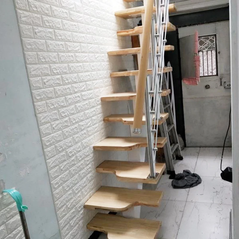 Integral stairs steel and wood duplex loft rotating straight beam indoor inclined beam duplex
Integral stairs steel and wood duplex loft rotating straight beam indoor inclined beam duplex