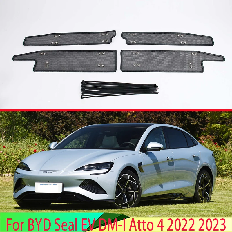 Защитная сетка для передней решетки радиатора для BYD Seal EV DM-I Atto 4 2022 2023, передняя решетка радиатора, аксессуары из нержавеющей стали
Защитная сетка для передней решетки радиатора для BYD Seal EV DM-I Atto 4 2022 2023, передняя решетка радиатора, аксессуары из нержавеющей стали