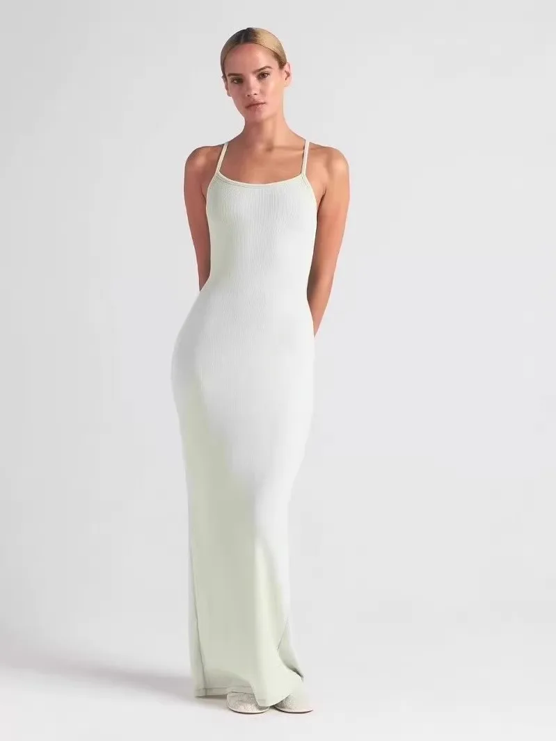 Strapless Slim Fit Long Dress Street Style Elastic Knitted Midi Skirt Wrap Bodycon Dress Summer Season No Sleeve Women's Dress
Strapless Slim Fit Long Dress Street Style Elastic Knitted Midi Skirt Wrap Bodycon Dress Summer Season No Sleeve Women's Dress