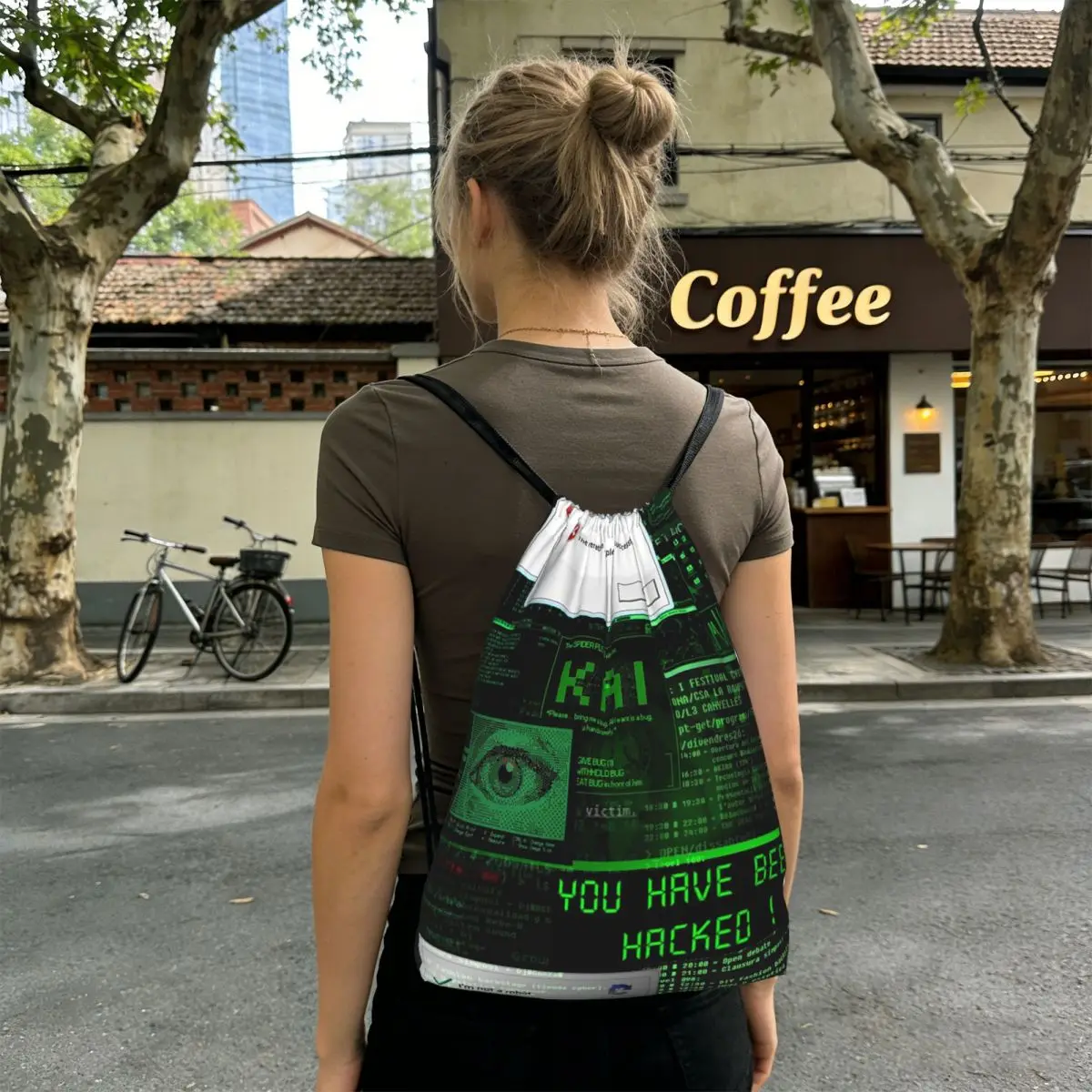 Hacker Code Binary Code Geek Science Computer Backpacks Fashion Drawstring Bags Sports Bag Book Bags for Travel School
Hacker Code Binary Code Geek Science Computer Backpacks Fashion Drawstring Bags Sports Bag Book Bags for Travel School