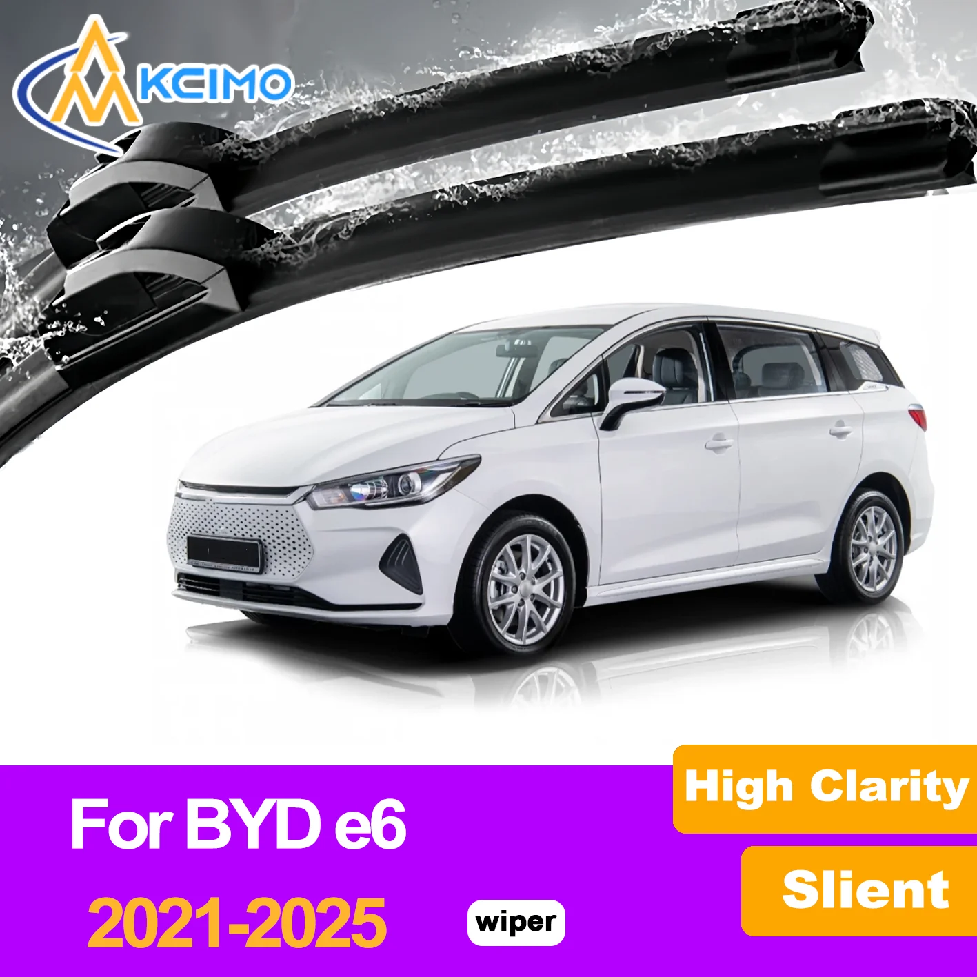 Silent Black Front Wiper Blades Set for BYD BYD e6 2009-2021 2021-2025 2022 Auto Windscreen Windshield Window Wiper Accessories
Silent Black Front Wiper Blades Set for BYD BYD e6 2009-2021 2021-2025 2022 Auto Windscreen Windshield Window Wiper Accessories