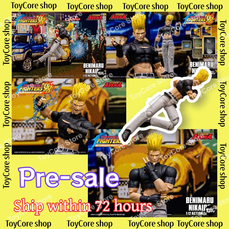 Pre-sale 【TYCTOYS】STORM TOYS The King of Fighters '98 Benimaru Nikaido 1/12 Scale Articulated Figure Model No KFSA01
Pre-sale 【TYCTOYS】STORM TOYS The King of Fighters '98 Benimaru Nikaido 1/12 Scale Articulated Figure Model No KFSA01
