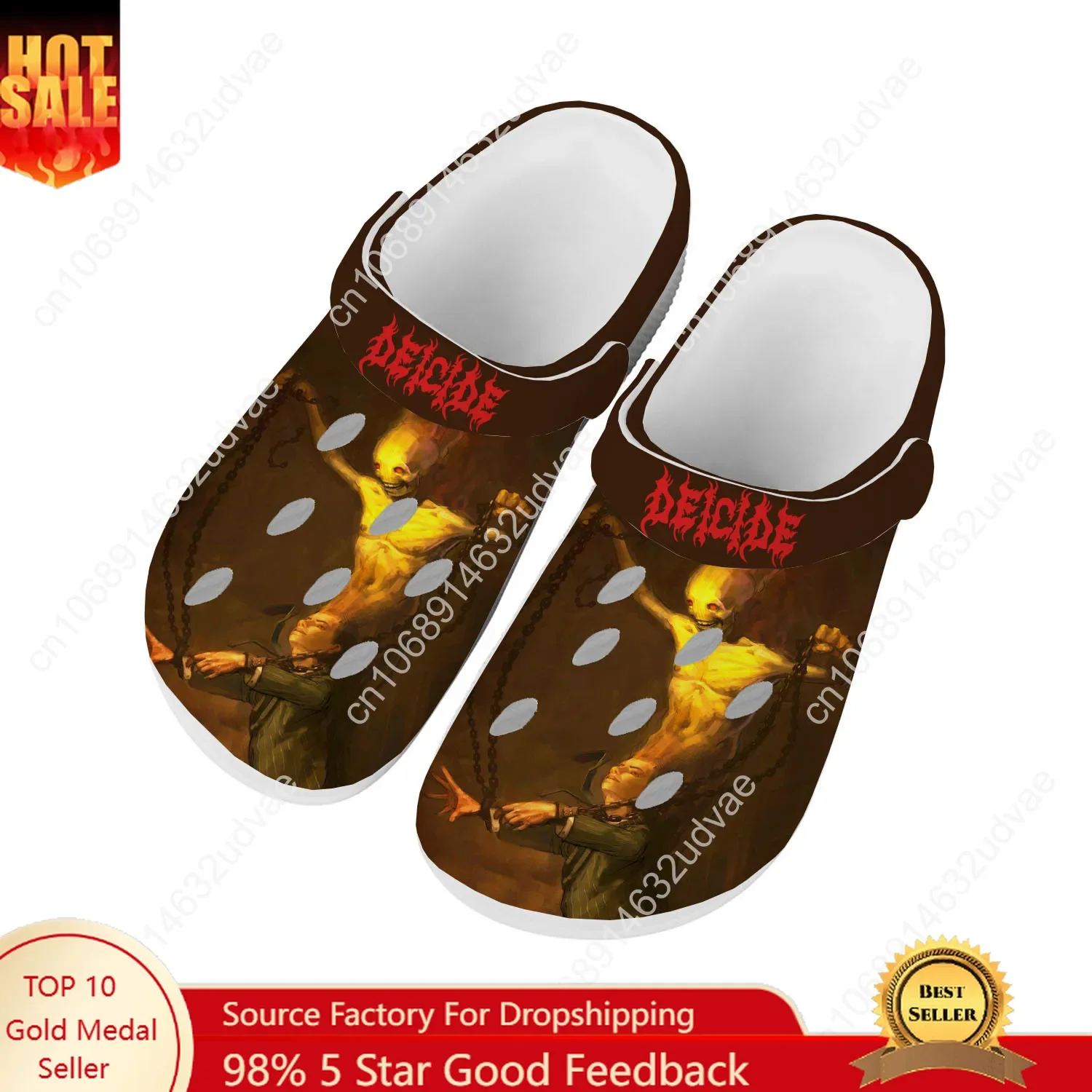 Deicide Water Shoes Men Women Teenager Comfortable Fashion Home Garden Clogs Custom Sandals Beach Breathable Hole Slippers
Deicide Water Shoes Men Women Teenager Comfortable Fashion Home Garden Clogs Custom Sandals Beach Breathable Hole Slippers