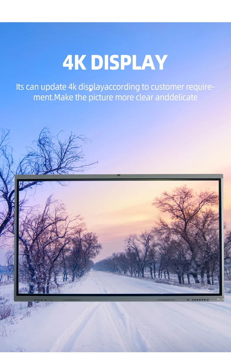 Infrared Electronic Whiteboard All-In-One Touch Screen Conference Intelligent Interactive Machine Classroom School Interactive