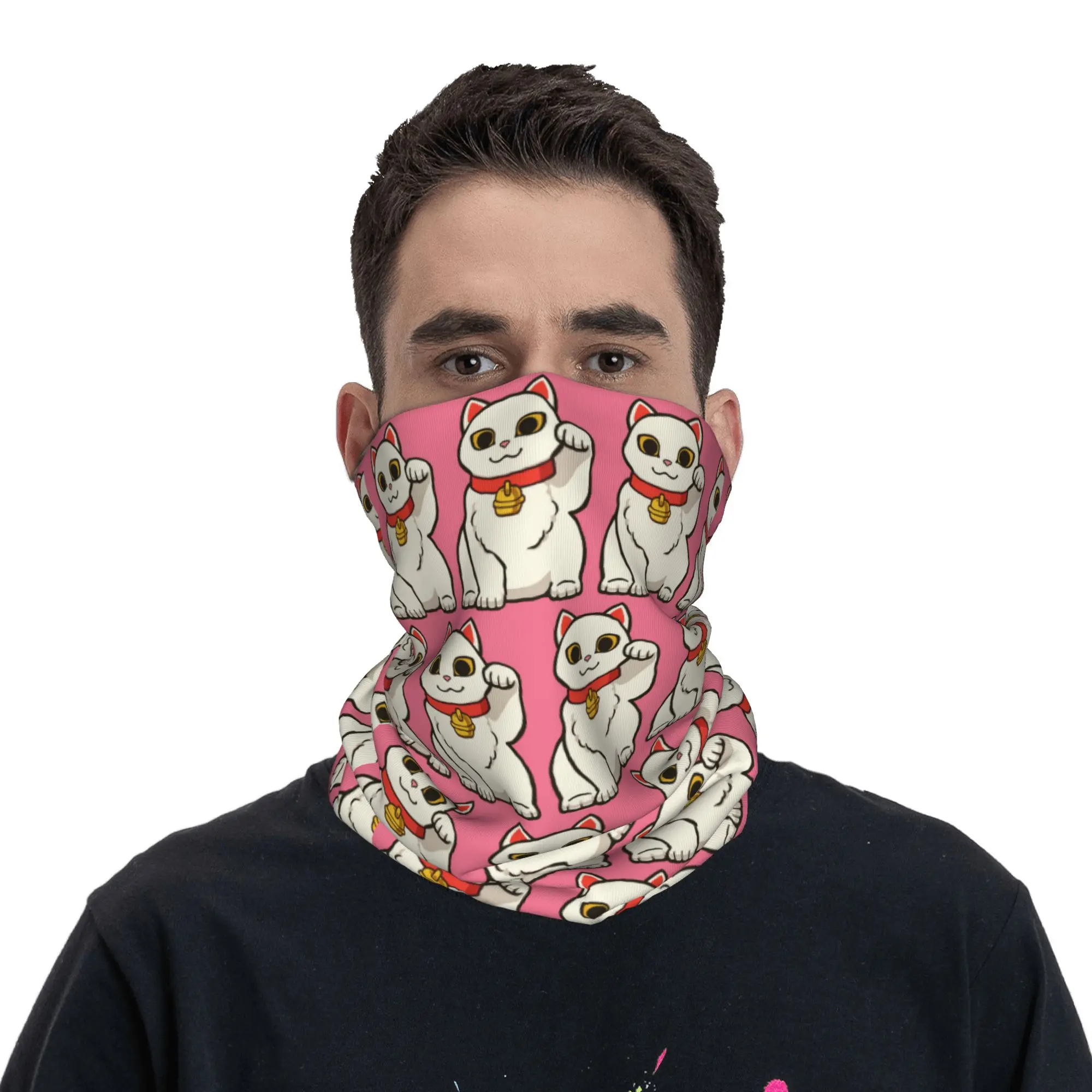 Maneki Neko Cat White Bandana Neck Gaiter Printed Mask Scarf Cycling Scarf Outdoor Sports Unisex Adult Winter
Maneki Neko Cat White Bandana Neck Gaiter Printed Mask Scarf Cycling Scarf Outdoor Sports Unisex Adult Winter