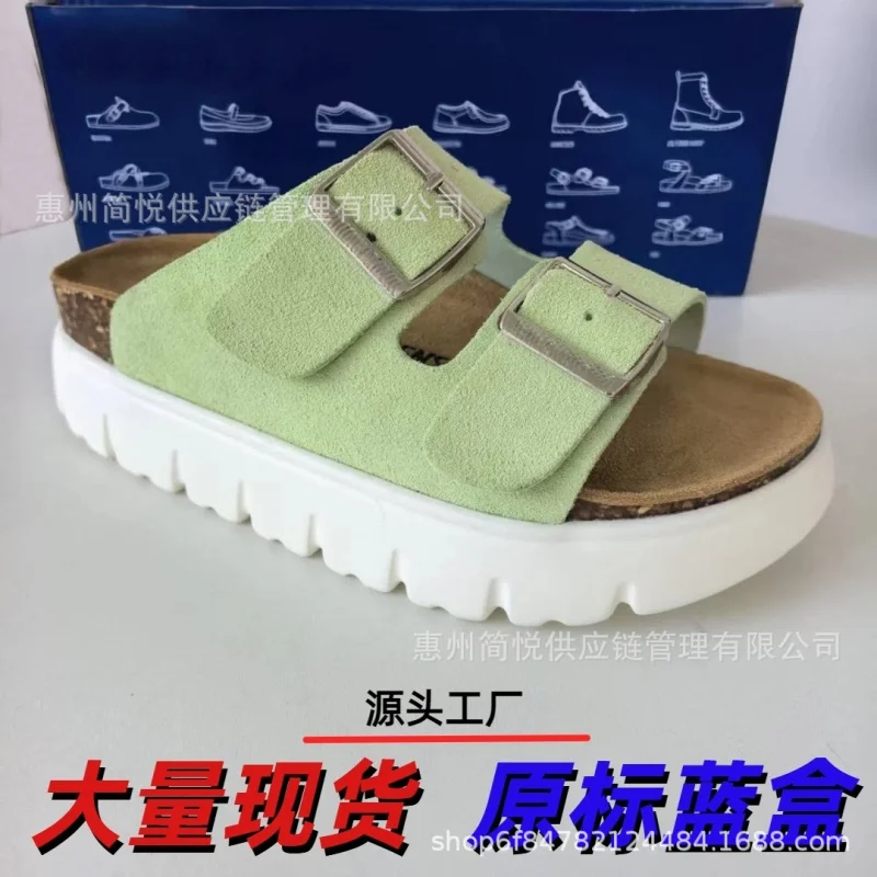 Custom Genuine Leather Shoes Women 2025 Summer New Thick Sole Casual Two-Word Slippers Platform Beac
Custom Genuine Leather Shoes Women 2025 Summer New Thick Sole Casual Two-Word Slippers Platform Beac