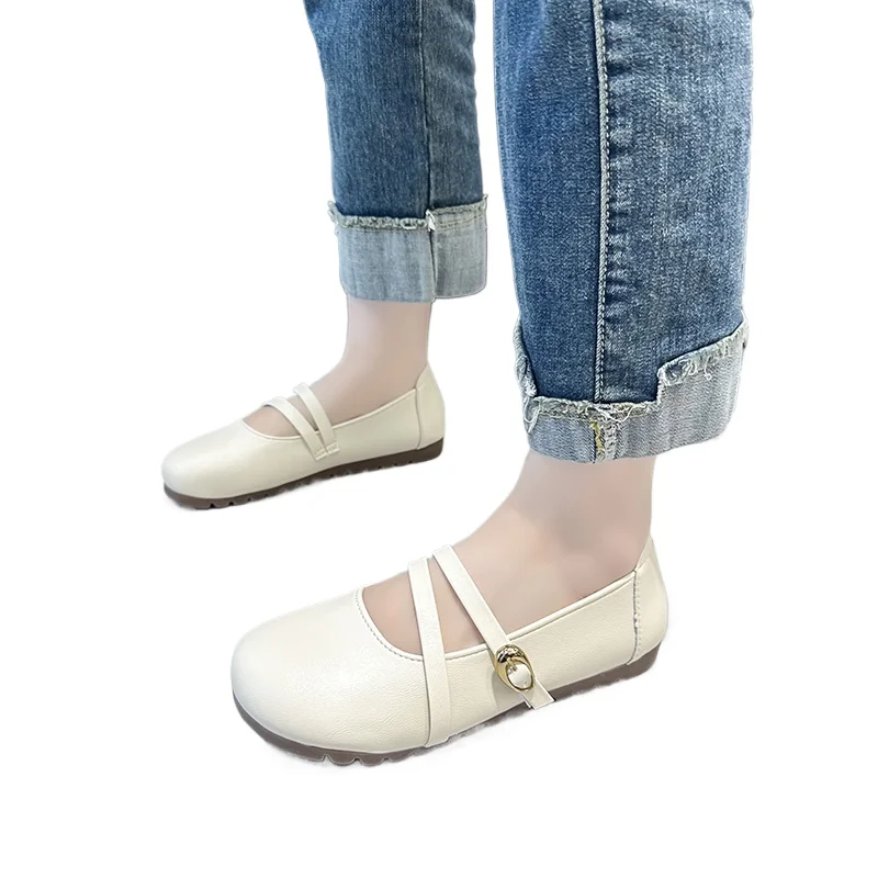 2026 New Spring Summer Flats Women Shoes Designer Ballet Flats Female Buckle Strap Mary Janes Fashion Round Toe Ladies Shoes
2026 New Spring Summer Flats Women Shoes Designer Ballet Flats Female Buckle Strap Mary Janes Fashion Round Toe Ladies Shoes
