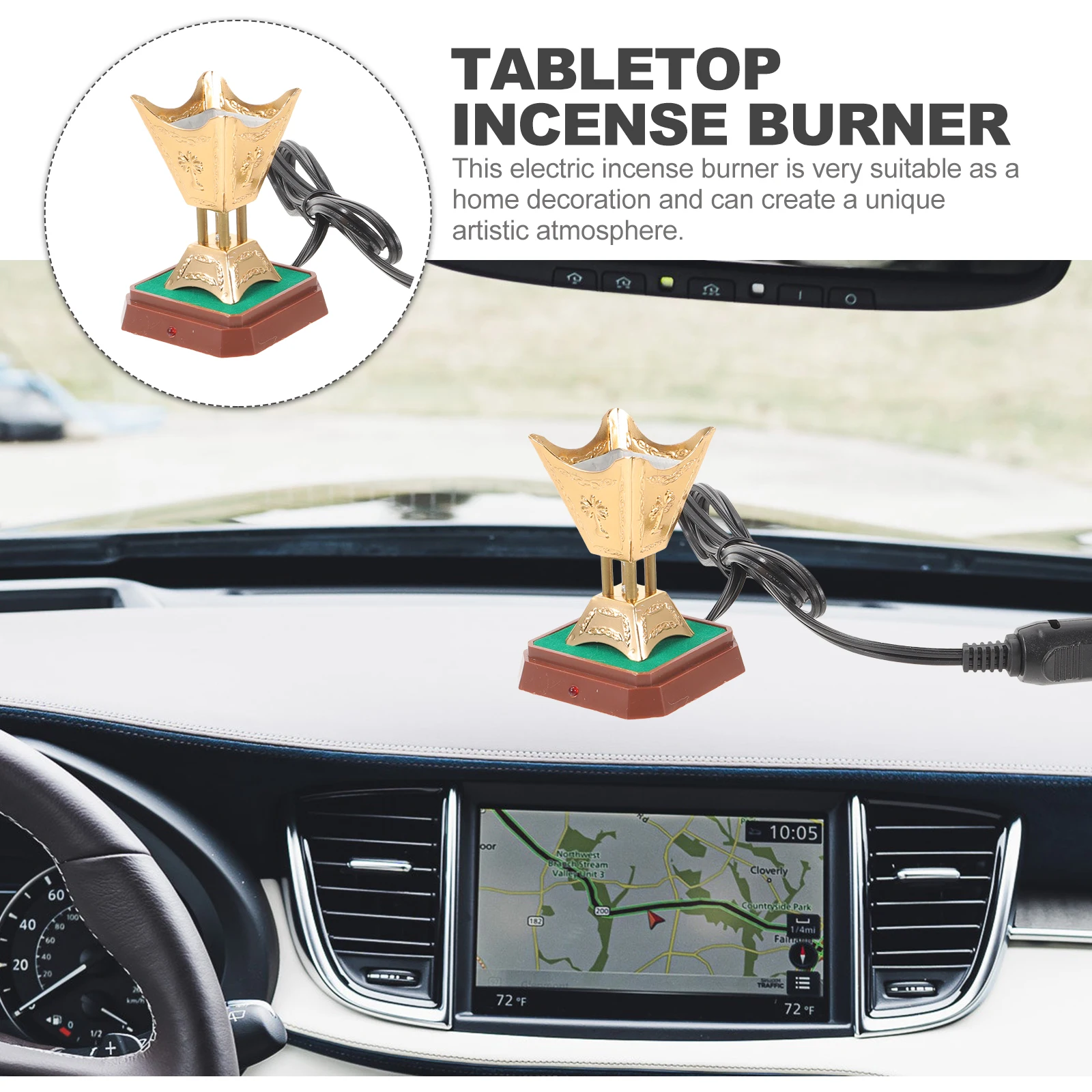 Car Incense Censer Electric Censer Bakhoor Middle East Portable Diffuser Home Office Decor
Car Incense Censer Electric Censer Bakhoor Middle East Portable Diffuser Home Office Decor