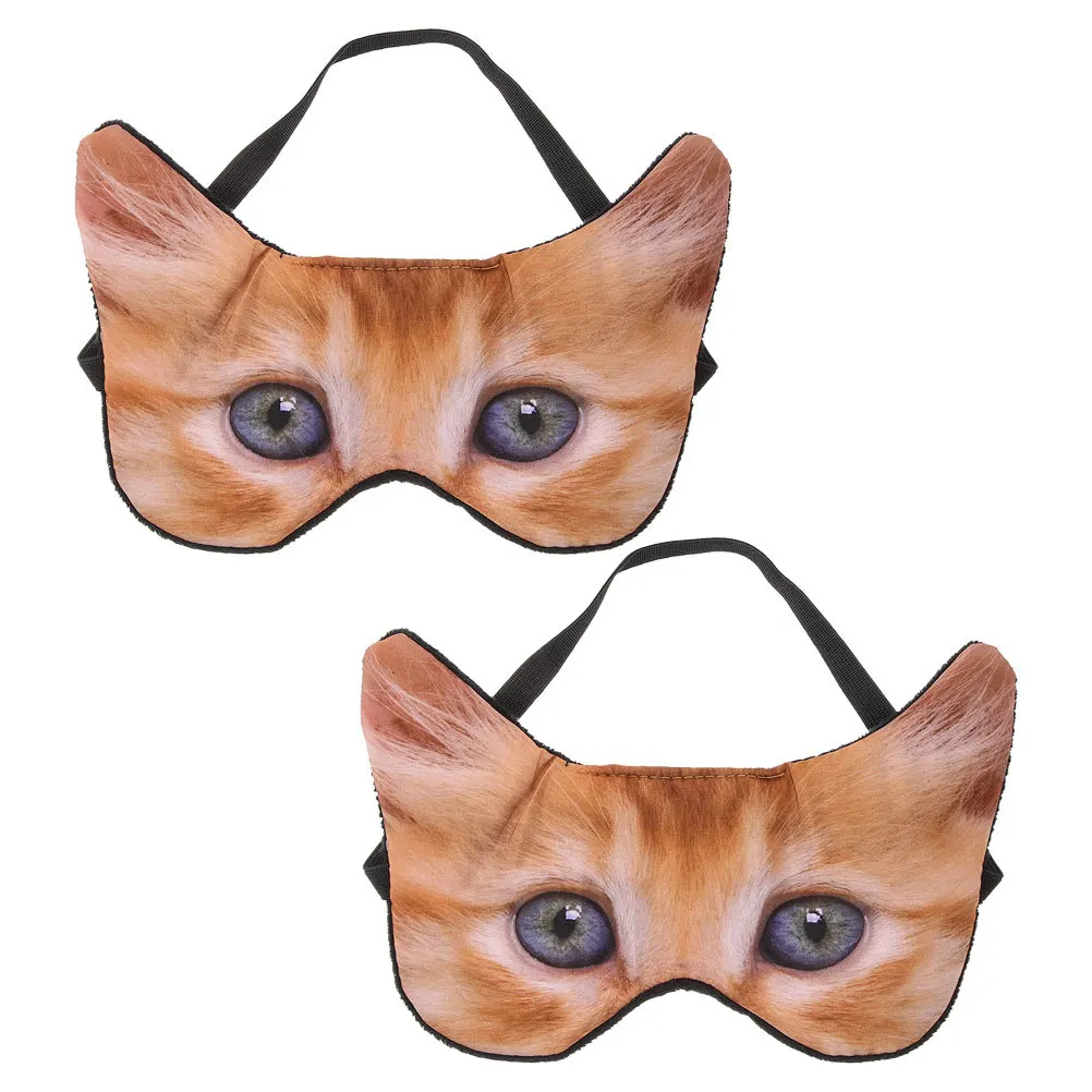 2Pcs Creative 3D Cat Eye Mask Cartoon Animal Design Effective Light Blocking Cozy Sleep Masks for Teens Cat Eyes Mask
2Pcs Creative 3D Cat Eye Mask Cartoon Animal Design Effective Light Blocking Cozy Sleep Masks for Teens Cat Eyes Mask
