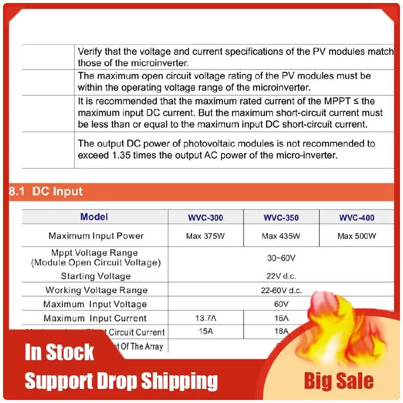 A70U New MPPT Grid Tie Solar PV Inverter With Tuya APP Micro-Type PV Solar Converter DC22-60V To AC220V 110V For PV Panels
A70U New MPPT Grid Tie Solar PV Inverter With Tuya APP Micro-Type PV Solar Converter DC22-60V To AC220V 110V For PV Panels