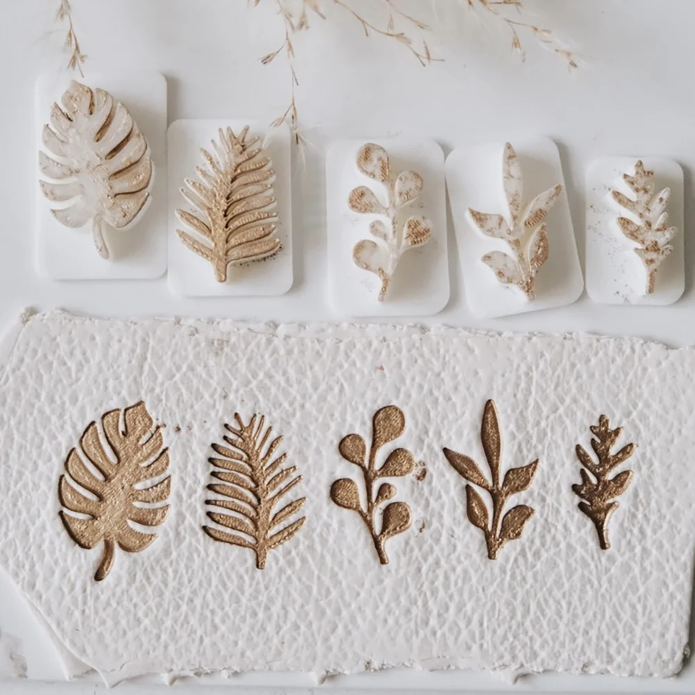5Pcs/Set Jewelry Making Kit Plant Leaves Stamps Polymer Clay Molds Pottery Ceramic Embossed Jewelry Earring Making Tools
5Pcs/Set Jewelry Making Kit Plant Leaves Stamps Polymer Clay Molds Pottery Ceramic Embossed Jewelry Earring Making Tools