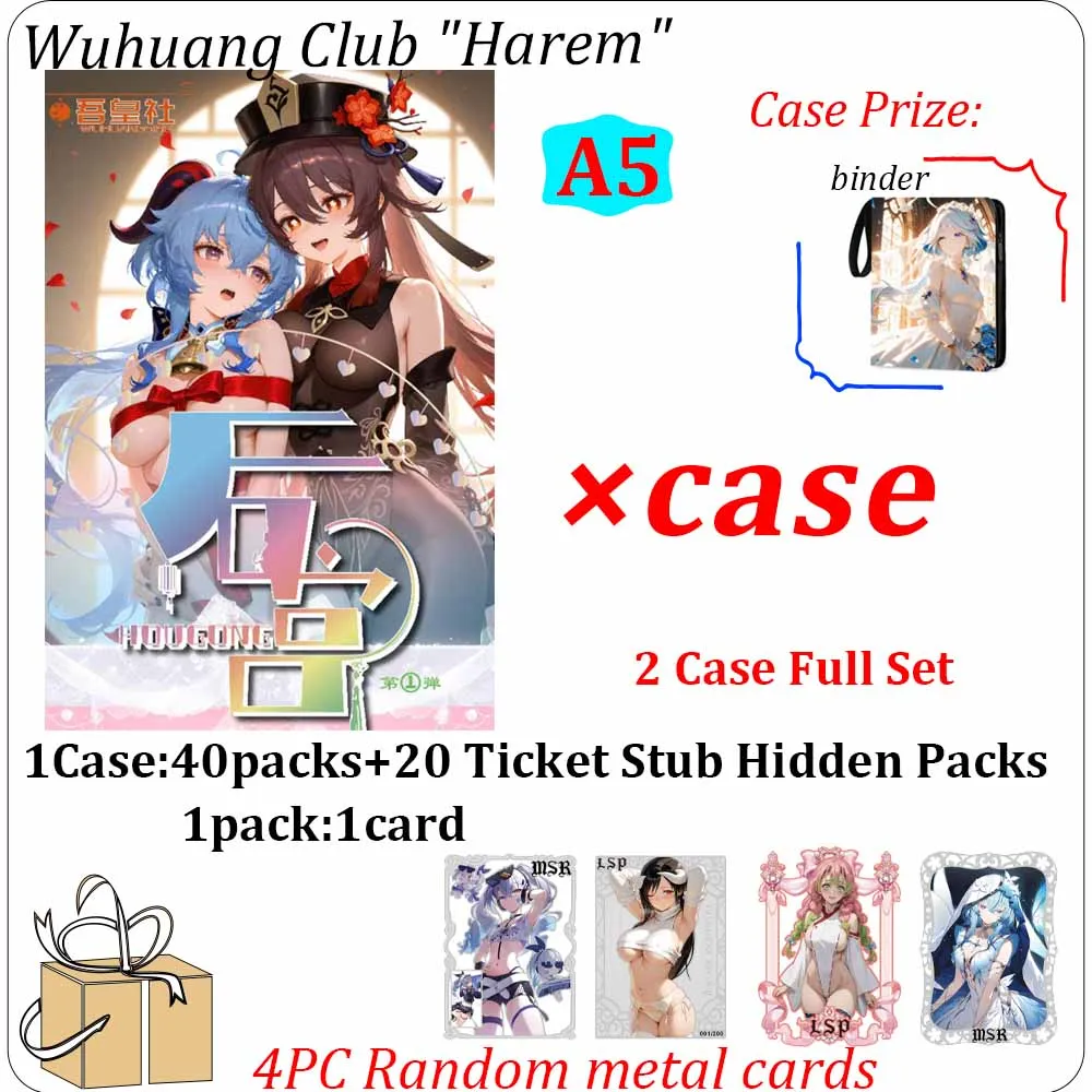 Новый Wuhuang Club "Harem" Карты формата А5 Goddess Story Коллекционные карты Waifu Дизайн купальника бикини для ACG CCG TCG Fans Gift
Новый Wuhuang Club "Harem" Карты формата А5 Goddess Story Коллекционные карты Waifu Дизайн купальника бикини для ACG CCG TCG Fans Gift