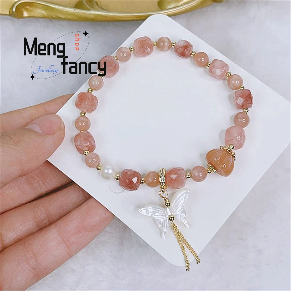 New Female Shell Butterfly Small Fresh Sweet Cut Natural Stone Beaded Bracelet Exquisite High-grade Fashion Jewelry Holiday Gift
New Female Shell Butterfly Small Fresh Sweet Cut Natural Stone Beaded Bracelet Exquisite High-grade Fashion Jewelry Holiday Gift