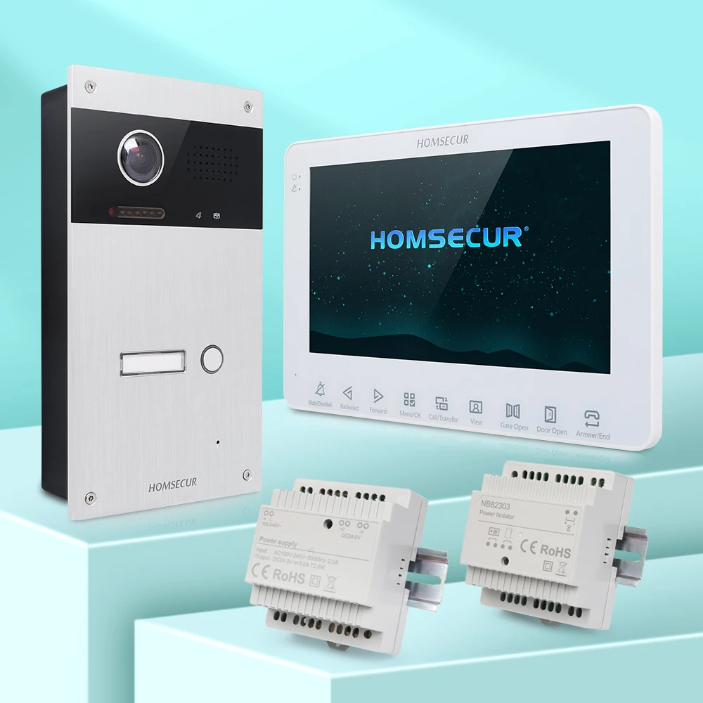 HOMSECUR 2 Wire Video Doorbell Intercom External Memory Recording&Photo
HOMSECUR 2 Wire Video Doorbell Intercom External Memory Recording&Photo