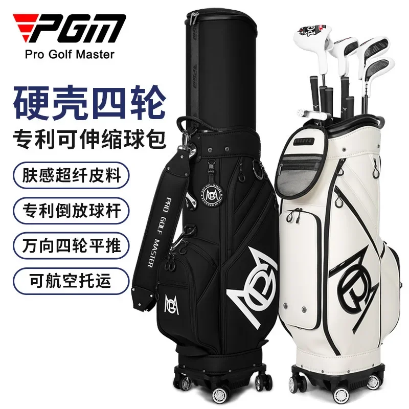 Стандартные сумки для мячей PGM Golf, большая вместительная сумка-стойка с колесом, многофункциональная мягкая кожа, перевернутая кий, авиационный пакет QB153
Стандартные сумки для мячей PGM Golf, большая вместительная сумка-стойка с колесом, многофункциональная мягкая кожа, перевернутая кий, авиационный пакет QB153